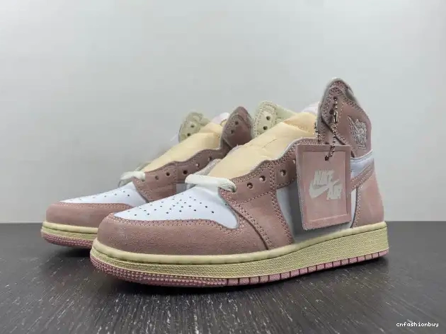 Pink 1 High FD2596-600 Air Jordan OG Retro (Women's) Washed 0623